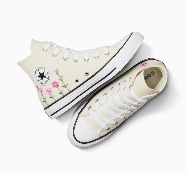 Chuck Taylor All Star Florals Egret/Lt Jellyfish Jitter A11774C
